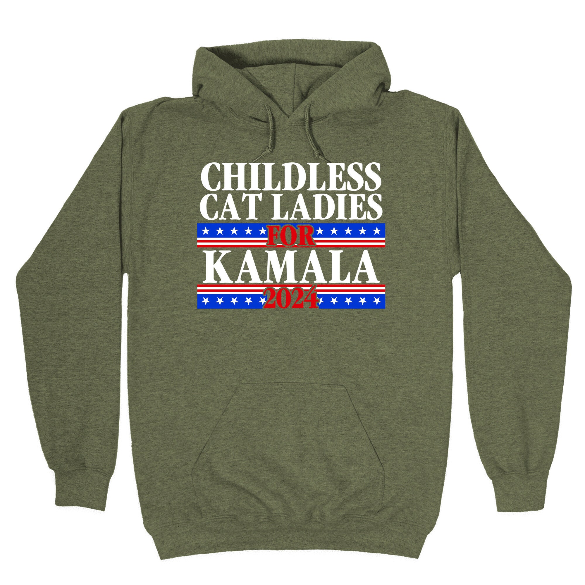 Patriotic Childless Cat Ladies for Kamala Hoodie